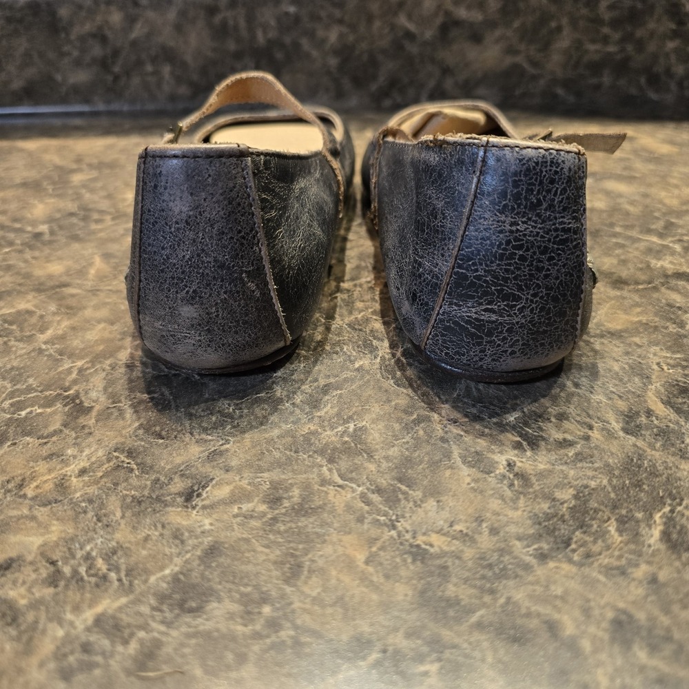 Bed Stu Shuffle III Shoes Women 7.5 Casual Comfort Mary Jane Flats Brown Leather - Picture 5 of 7